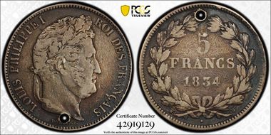 1834-W 5 Fr Gad-678 F-324 N1