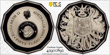 2016 50C 50 Yrs Decimal Currency PR69DCAM