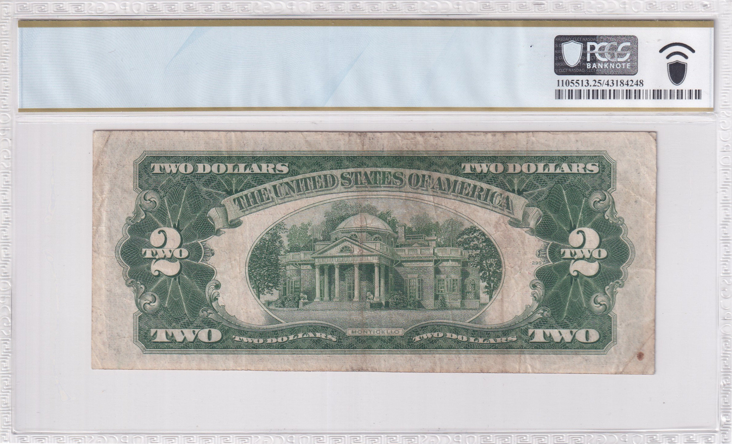 PCGS Certificate Verification Banknote Details For Cert #43184248