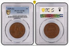 1928 (m) 1D AU58BN