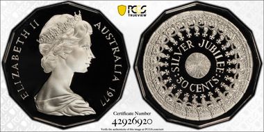 1977 50C Jubilee PR70DCAM