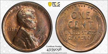 1922 No D 1C Strong Reverse MS63RB