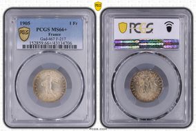 1905 1 Fr Gad-467 F-217 MS66+