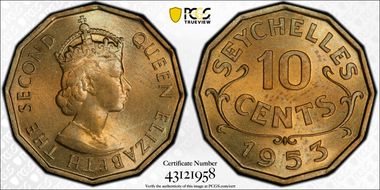 1953 10C MS65