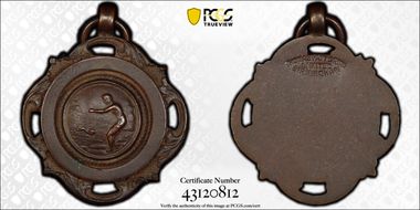 No Date Medal Public Authorities of London Diving Bronze MS63