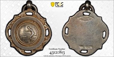 No Date Medal Public Authorities of London Diving Silver AU55