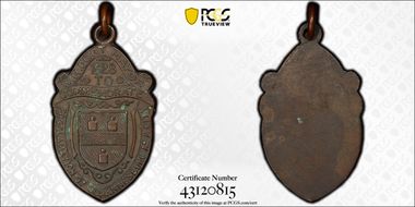 1928 Medal Laidlaw-0155 Copper Proclamation of Johannesburg MS61