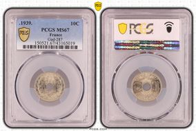 .1939. 10C Gad-287 F-139 MS67