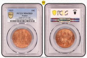 1913 10C Gad-277 F-136 MS65RD