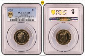 2019 $1 Coinage Portrait 1998-2019 MS68