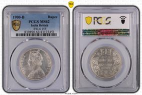 1900-B Rupee SW-6.155 MS62