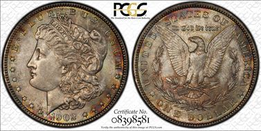 1902 $1 MS64