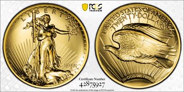 2009 $20 Ultra High Relief MS70