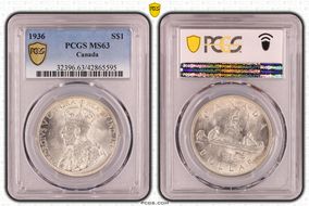 1936 S$1 MS63