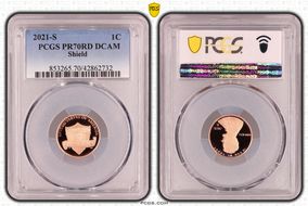 2021-S 1C Shield PR70DCAM