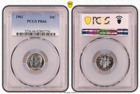 1961 10C PR66