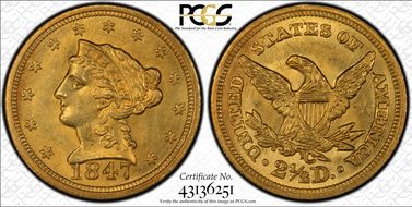 1847-C $2.50 MS64