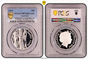 2019 50C Indigenous Languages Ag PR70DCAM