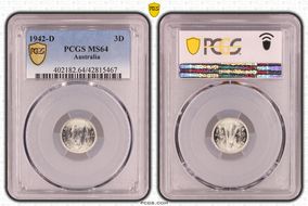 1942-D 3D MS64