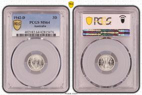 1942-D 3D MS64
