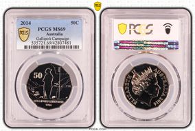 2014 50C Gallipoli Campaign MS69