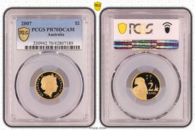 2007 $2 PR70DCAM