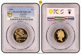 1993 $1 Landcare PR70DCAM