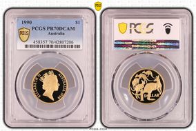1990 $1 PR70DCAM