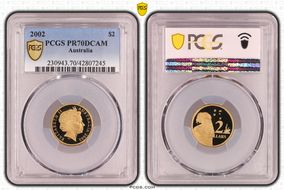 2002 $2 PR70DCAM
