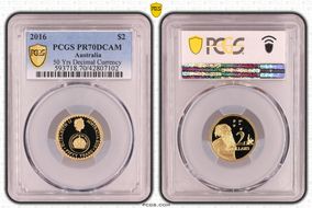 2016 $2 50 Yrs Decimal Currency PR70DCAM