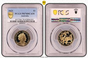 2021 $1 PR70DCAM