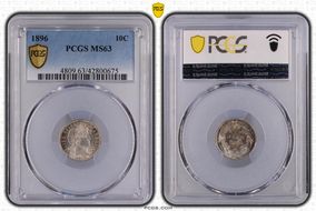 1896 10C MS63