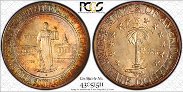 1936-S 50C Columbia MS68+