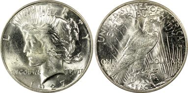 1927-D $1 MS61