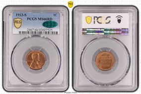 1913-S 1C MS66RD