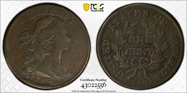 1803 1C S-263, Sm Date, Sm Frac VF30BN