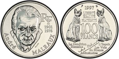 1997 100 Fr Malraux Gad-954 F-465 MS66