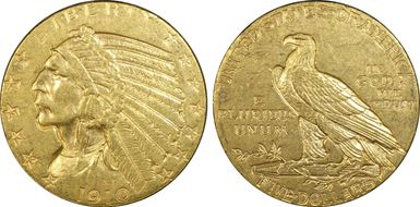 1910 $5 MS61