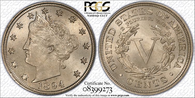 Cert 08399273 - Coin Image