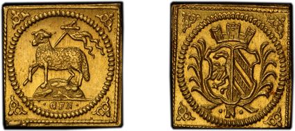 (1700)-GFN 1/4 Duc KM-252 Klippe MS65