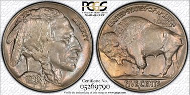 1928-S 5C MS64