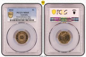 2012 $2 Remembrance Day MS65
