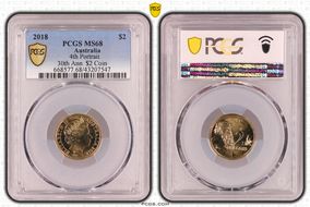 2018 $2 4th Portrait MS68