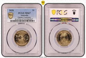 2020 $1 Qantas Centenary MS67