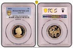 2021 $1 PR70DCAM