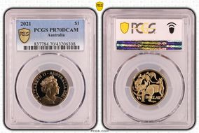 2021 $1 PR70DCAM