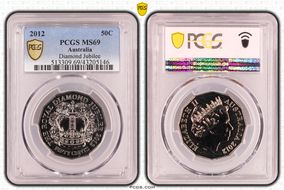 2012 50C Diamond Jubilee MS69