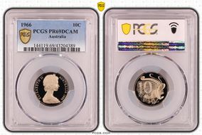 1966 10C PR69DCAM