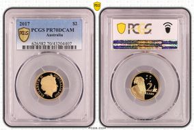 2017 $2 PR70DCAM