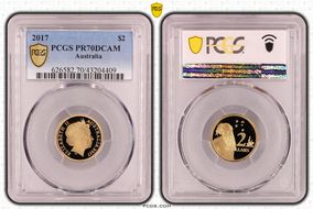 2017 $2 PR70DCAM